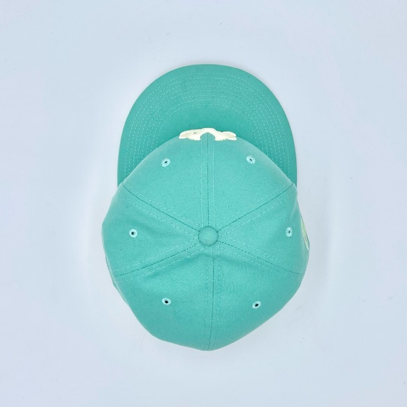 New Era New York Yankees 1977 All Star Patch Mint Green Hat Size 7 5/8 Yellow UV - Picture 10 of 16